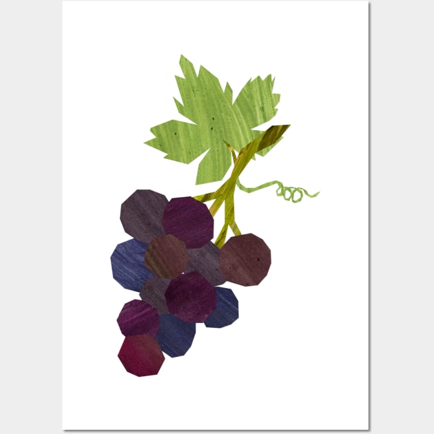 Grapes (bunch) Wall Art by Babban Gaelg